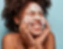 Washing Face With Soap